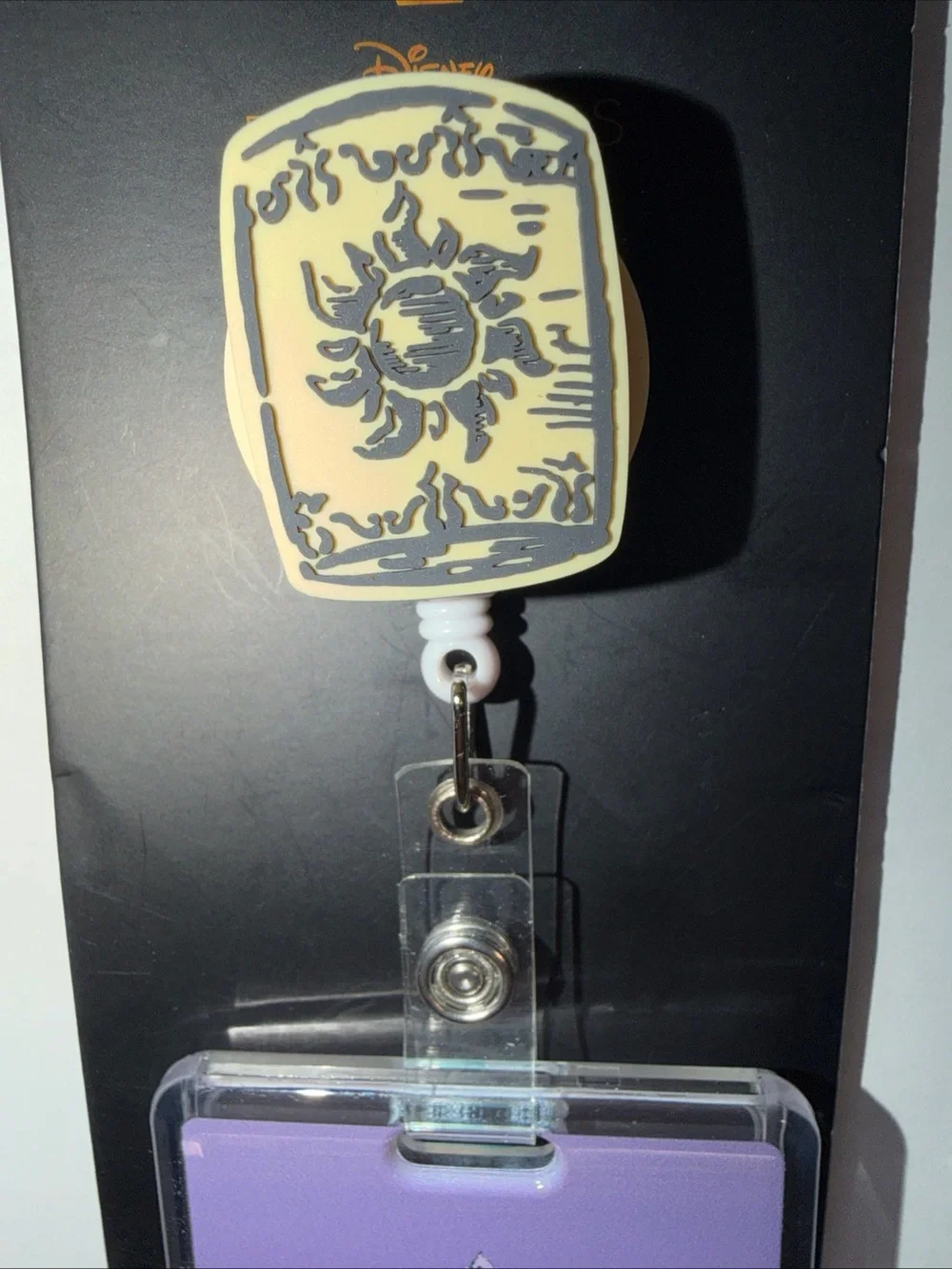 Loungefly Disney Tangled Rapunzel & Flynn Retractable Lanyard ID Holder NEW